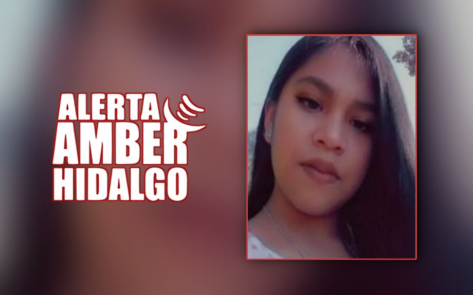 #AlertaAmber ⚠ Tiene 12 años de edad y desapareció en Hidalgo; piden ayuda para encontrarla