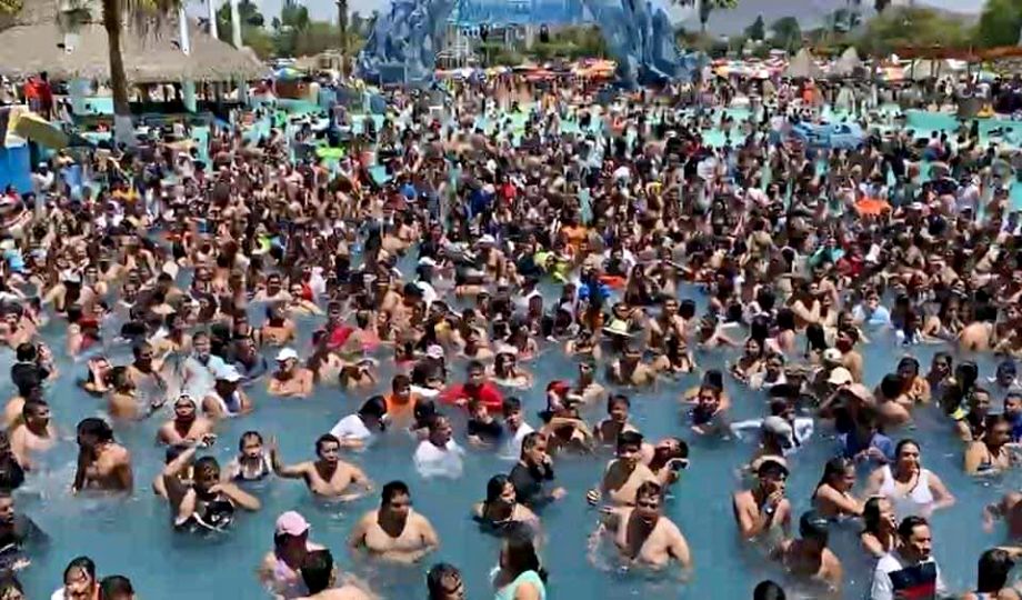 #Saturados 😱 Así lucen los balnearios de Hidalgo este fin de semana (fotos)