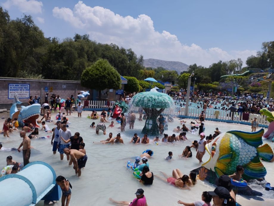 #Saturados 😱 Así lucen los balnearios de Hidalgo este fin de semana (fotos)