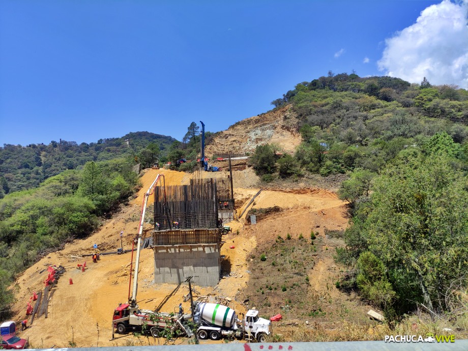 #Galería: Así van los avances de la autopista Real del Monte - Huasca