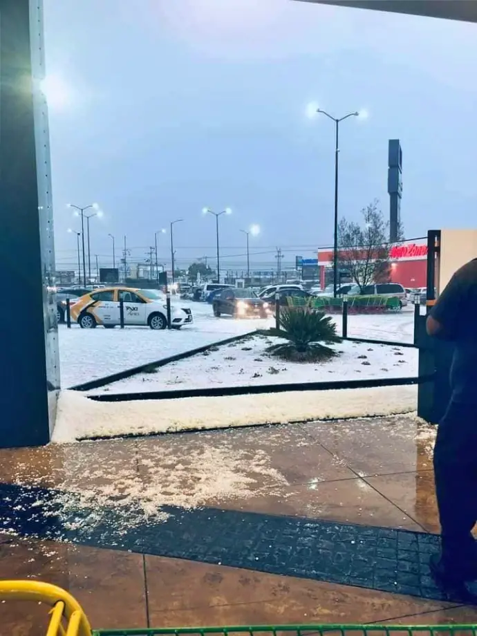 Intensa granizada sorprende al sur de Hidalgo | FOTOS