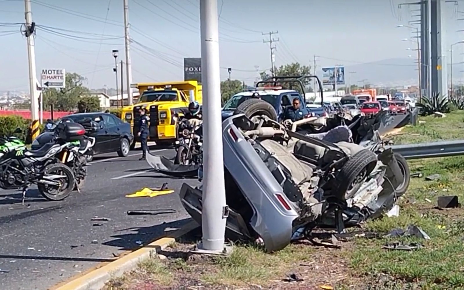 Trágico accidente este lunes en la Pachuca - Sahagún, frente a Chavarría