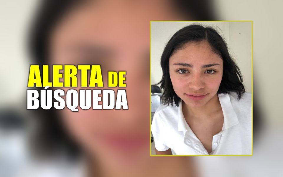 Daniela desapareció en Pachuca; piden ayuda para encontrarla