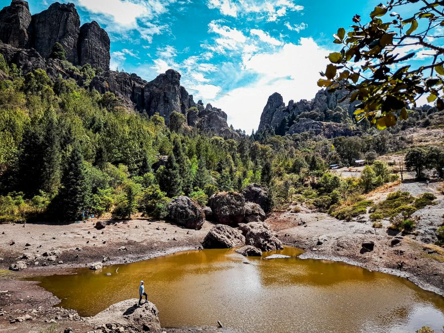 ¡Se está quedando sin agua! Estiaje y fuerte calor secan al Parque Nacional El Chico (fotos)