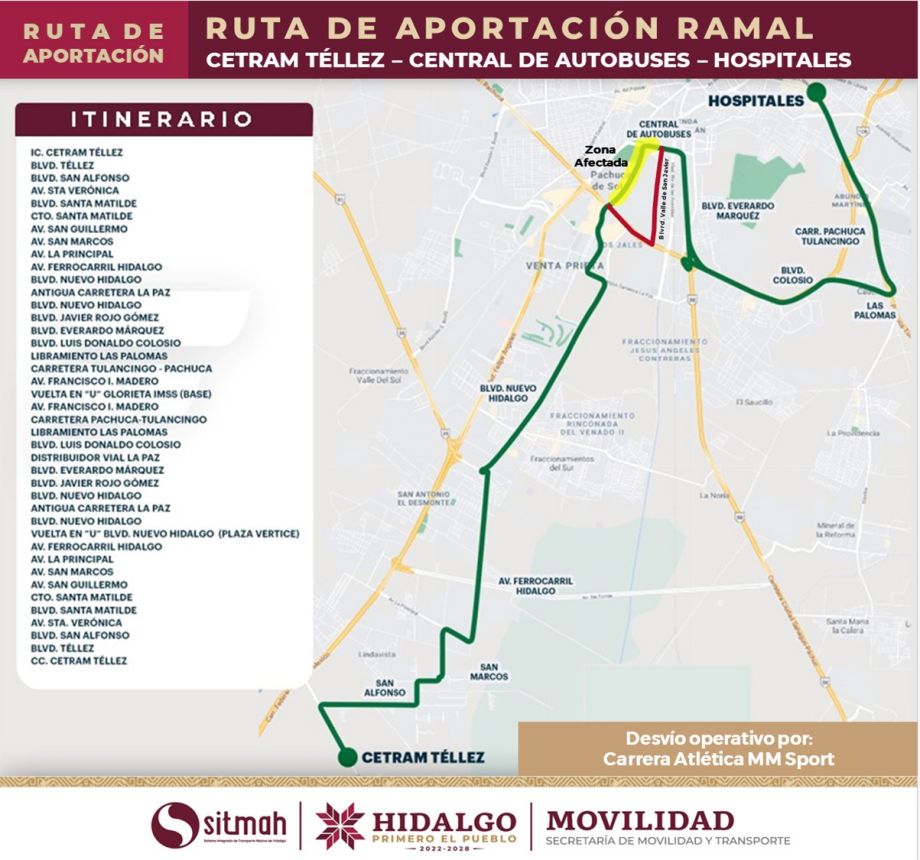 Habrá cierre de 12 estaciones y desvíos temporales en 6 rutas del Tuzobús