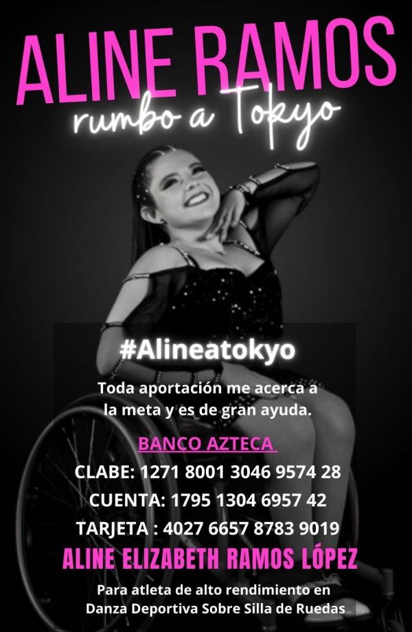 Aline Ramos, paratleta orgullosamente hidalguense, pide apoyo para brillar en Japón