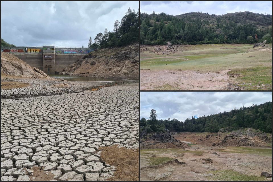 ¡Triste! 😨 Se seca la Presa Jaramillo, el tesoro escondido de Pachuca