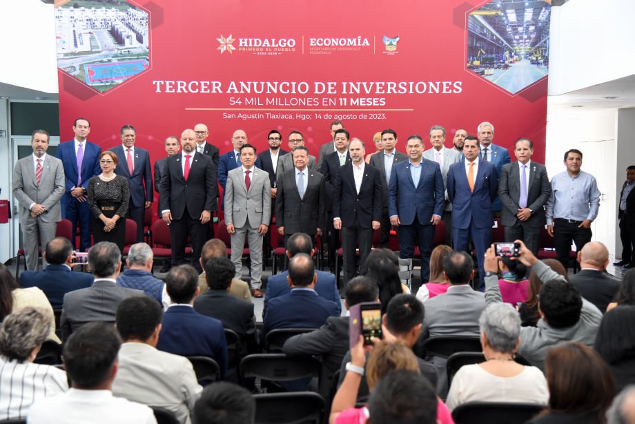 ¡#Bravo! 👏 Llegan nuevas inversiones a Hidalgo con más de 23 mil millones de pesos en estos proyectos