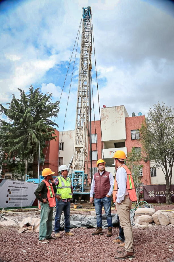 #Agua 💧 Caasim ya está perforando un pozo en la colonia Juan C. Doria