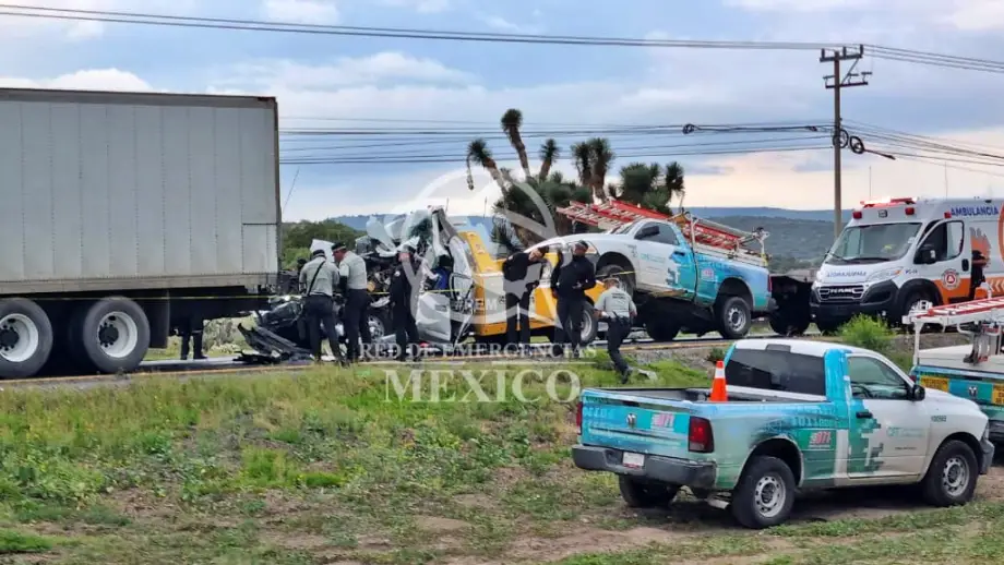 #Percance 😮 Trágica carambola en la México-Pachuca, a la altura de Tolcayuca