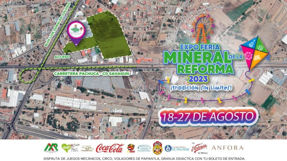 #DeFiesta 🎡 Arranca la Expo Feria Mineral de la Reforma 2023, esta es la ubicación