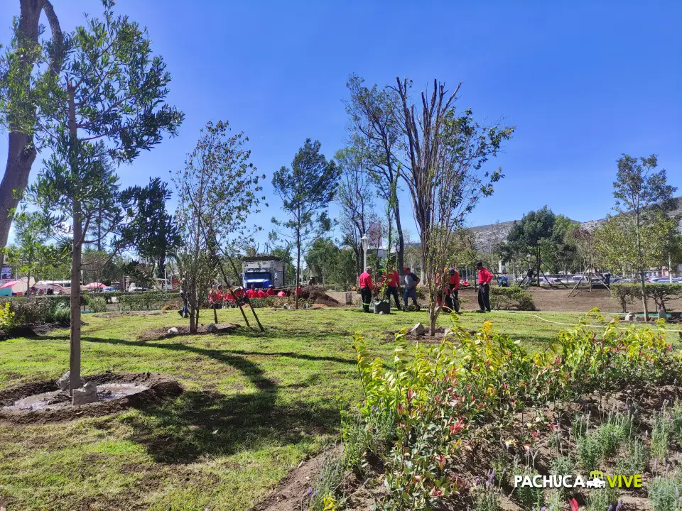 #Galería 🌳 Comienza a llenarse otra vez de vida y color el Jardín de los Hombres Ilustres de Pachuca