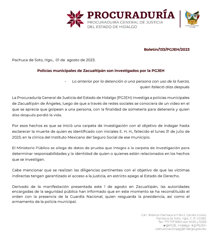 #Caos 🔥 Incendiaria protesta en Zacualtipán por abuso policial; el alcalde tuvo que salir huyendo