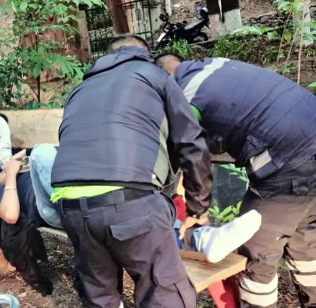 #EnHuasca 😨 Menores resultan lesionados tras lanzarse en tirolesa en el Bosque de las Truchas