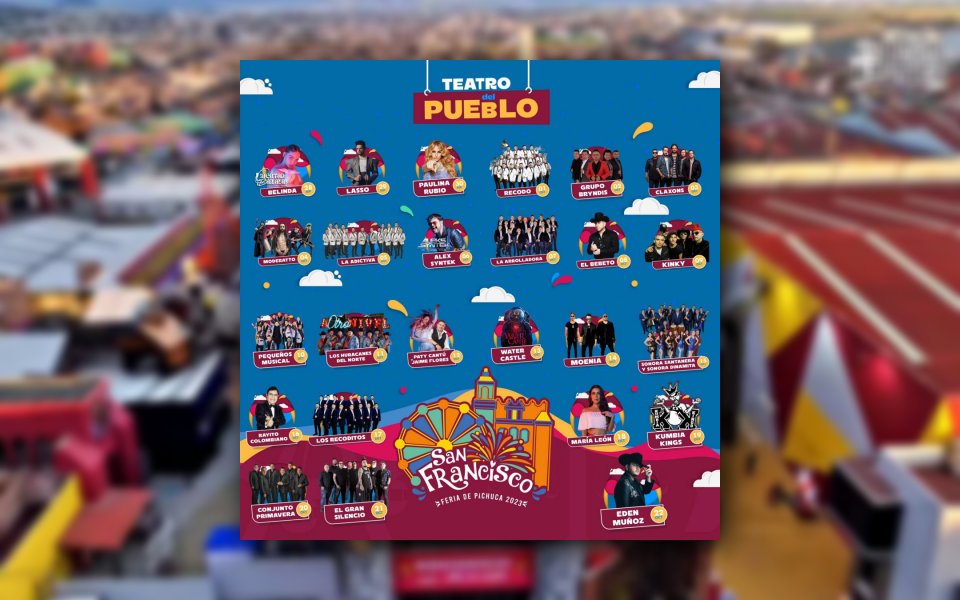 ¡Oficial! Estos artistas se presentarán en el Teatro del Pueblo de la Feria de Pachuca 2023