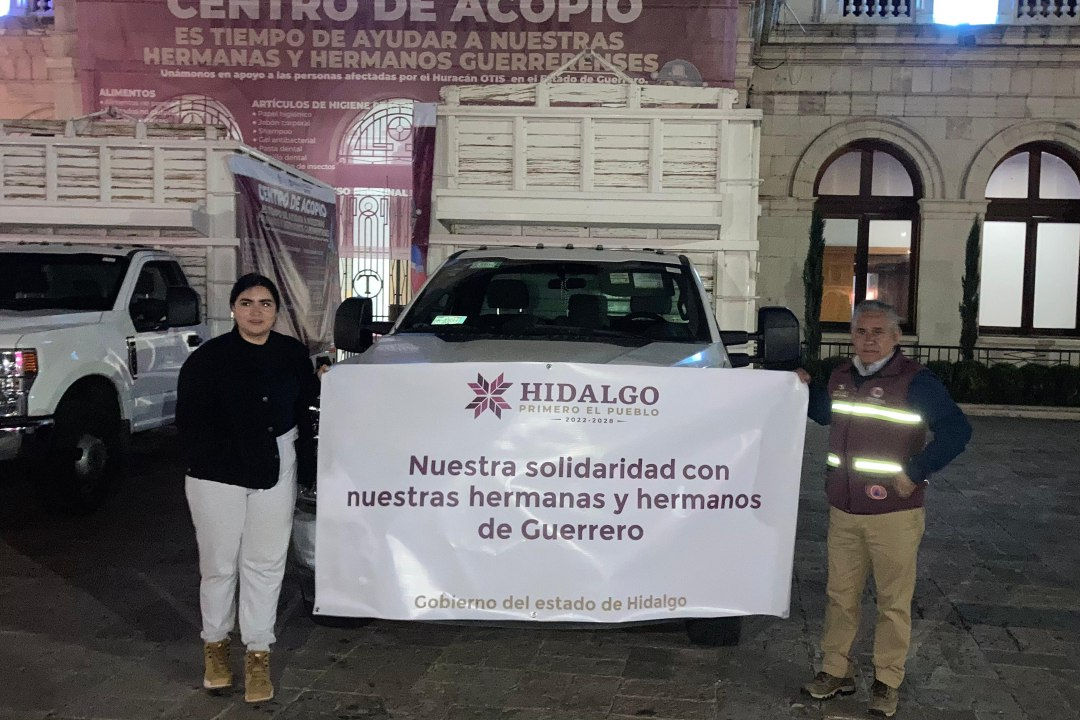 ¡#Bravo! 👏 Salen desde Pachuca toneladas de ayuda hacia Guerrero