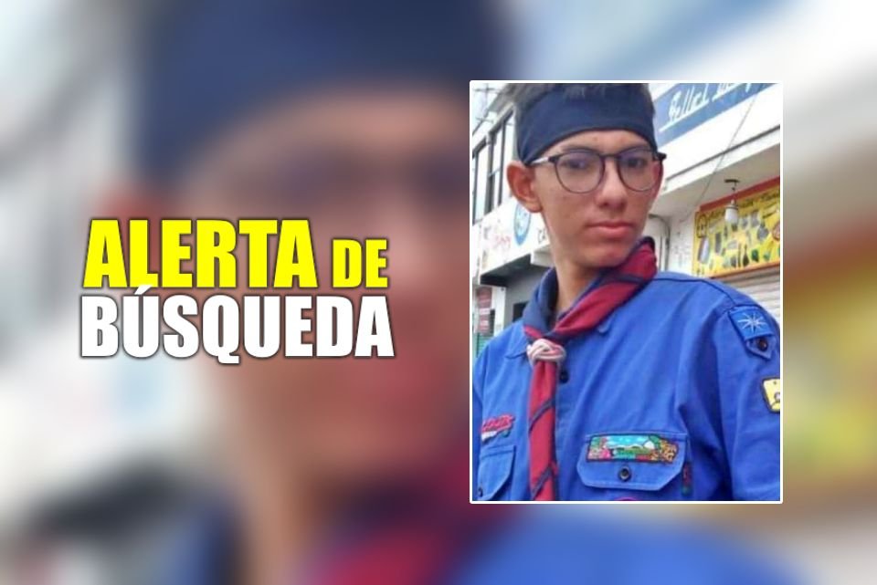 Piden ayuda para localizar a adolescente desaparecido en Mineral de la Reforma