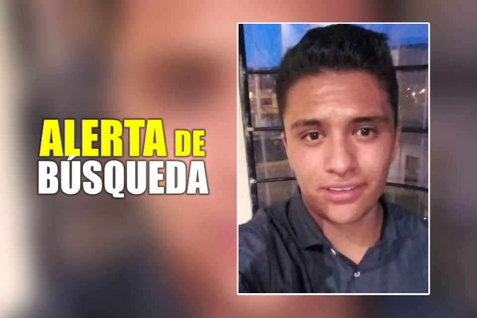 #AlertaDeBúsqueda ⚠ Irving lleva casi un mes desaparecido; fue visto por última vez en Pachuca