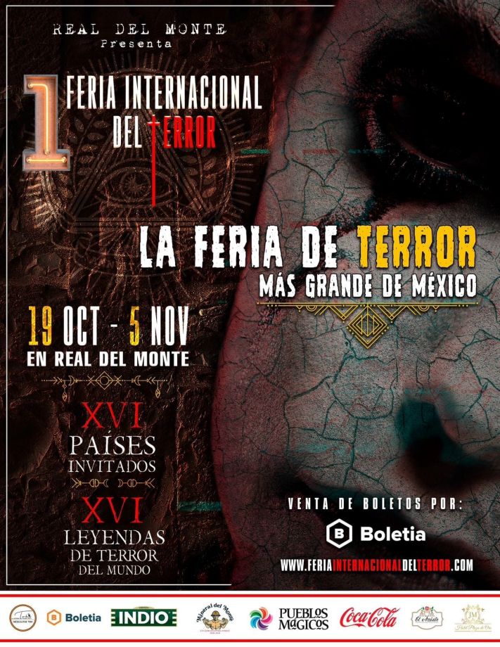 ¡#QuéMiedo! 😱 Llega la Feria Internacional del Terror de Real del Monte, la más grande de México