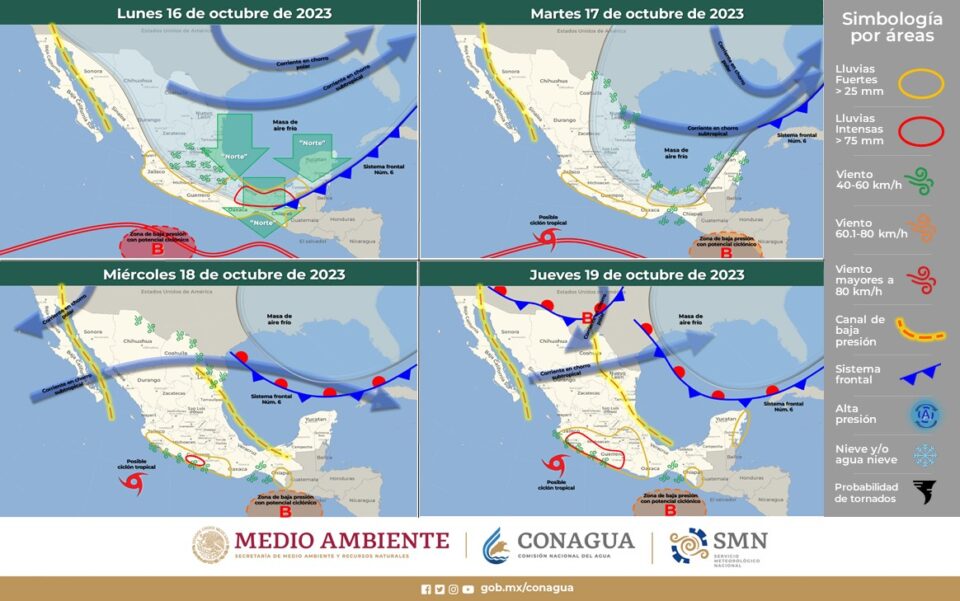 ¡#SaquenLasCobijas! 🥶 Masa de aire gélido del frente frío 6 continuará sobre Pachuca