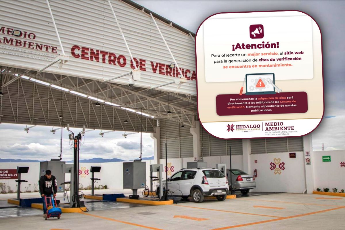 Suspenden asignación de citas en línea de la Verificación Vehicular en Hidalgo