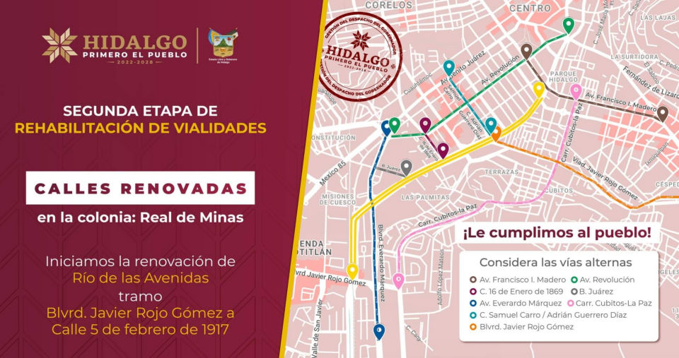 #Ojo 🚧 Comienza rehabilitación del Río de las Avenidas; estas son las vías alternas