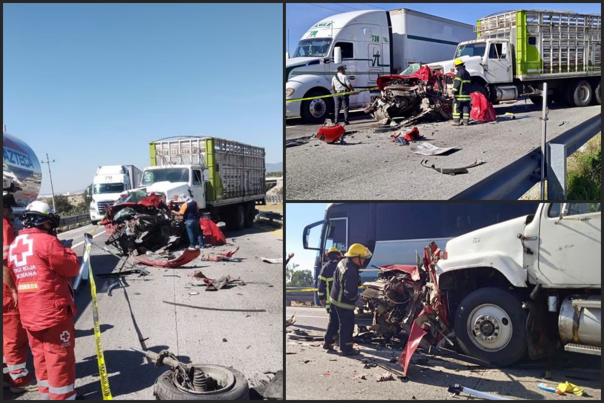 Brutal accidente en la autopista Arco Norte, tramo Pachuca-Tulancingo