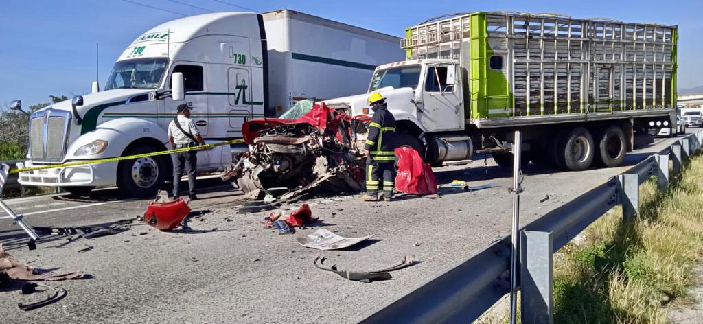 Brutal accidente en la autopista Arco Norte, tramo Pachuca-Tulancingo