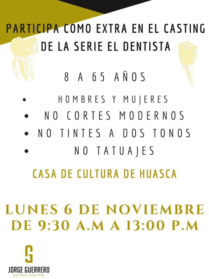 ¡Tu momento de brillar! Abren casting en Huasca para participar como extra en nueva serie