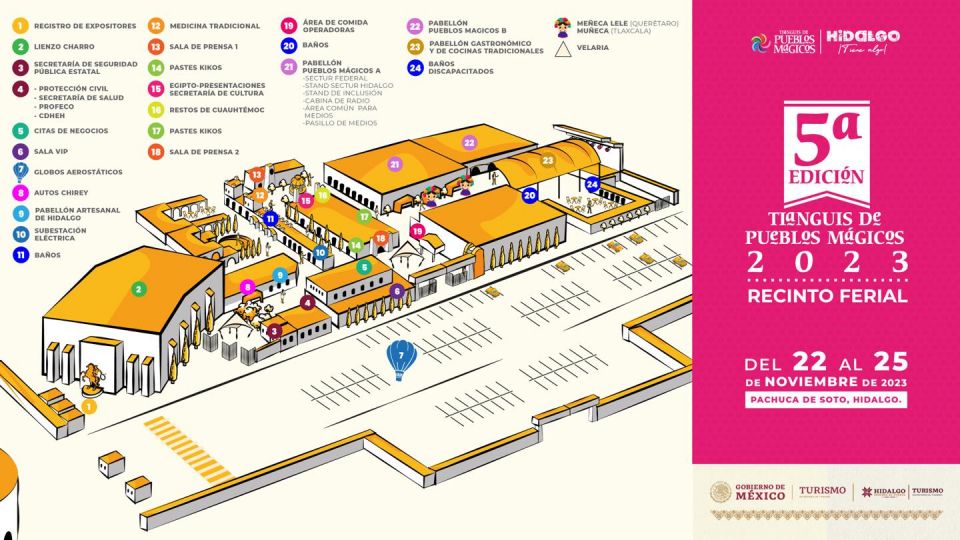 Todo esto tendrá el Tianguis de Pueblos Mágicos 2023 (mapa de ubicación)