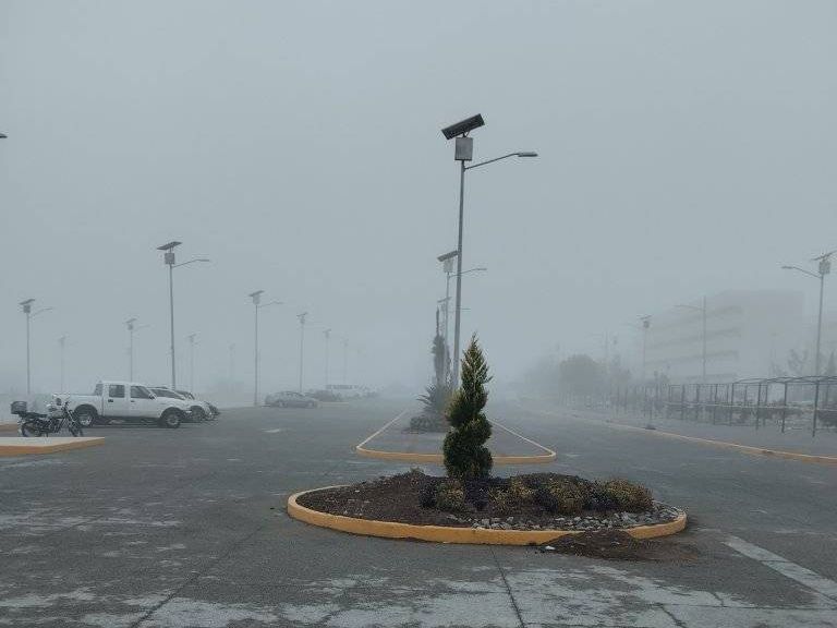 Densa franja de niebla sorprende a la zona metropolitana de Pachuca (fotos y video)