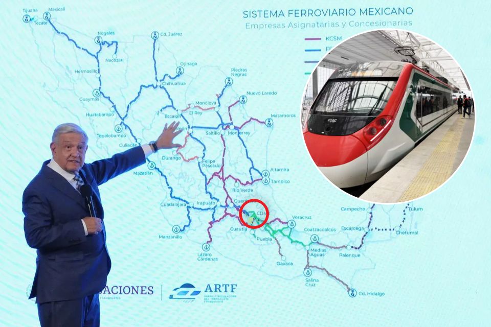 ¡Es oficial! Habrá Tren Interurbano AIFA-Pachuca; AMLO publica decreto con nuevas rutas