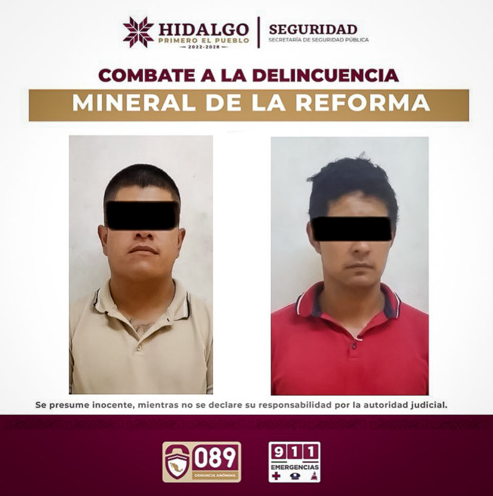 Eran el azote de comercios en Mineral de la Reforma; fueron atrapados