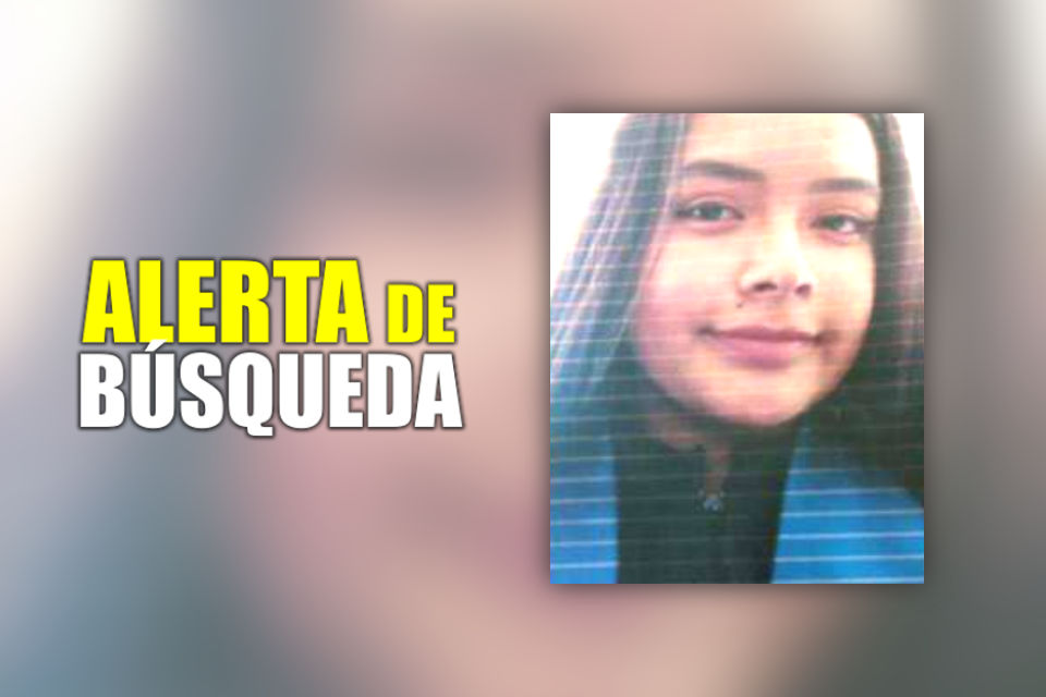 Emiten alerta de búsqueda en favor de Helen Zayetsy, joven desaparecida en Mineral de la Reforma