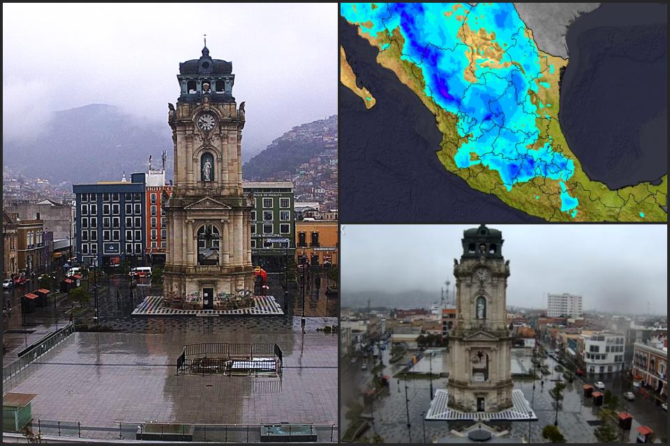 Lluvia y descenso en la temperatura en Pachuca por el frente frío 16