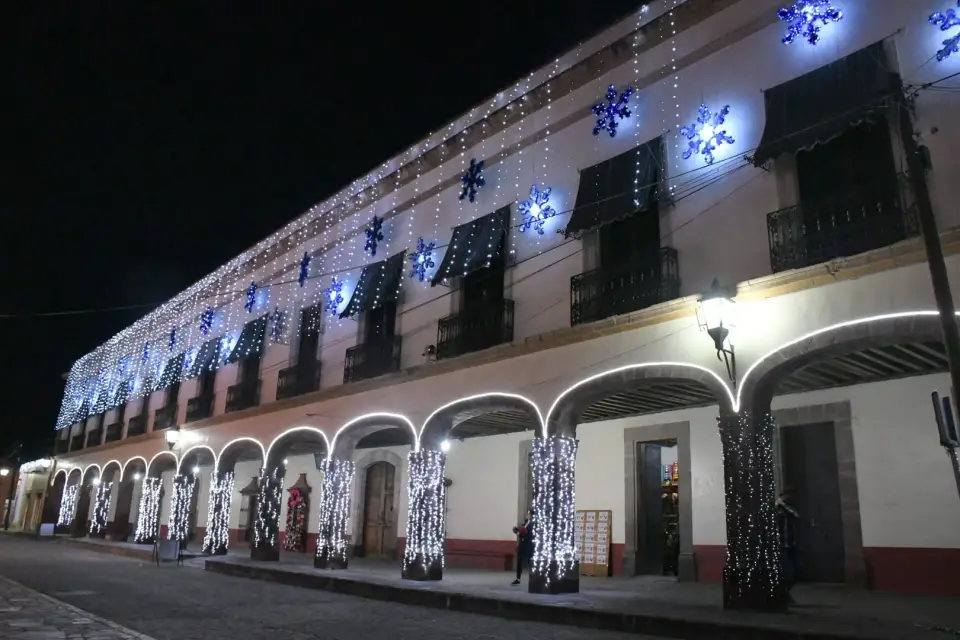 Se puso navideño: así luce el Pueblo Mágico de Zempoala (fotos)