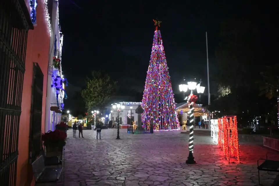 Se puso navideño: así luce el Pueblo Mágico de Zempoala (fotos)