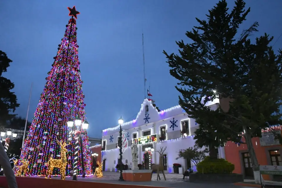 Se puso navideño: así luce el Pueblo Mágico de Zempoala (fotos)