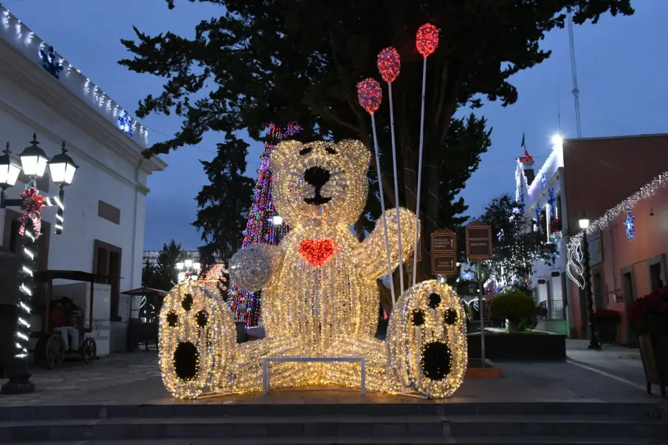 Se puso navideño: así luce el Pueblo Mágico de Zempoala (fotos)