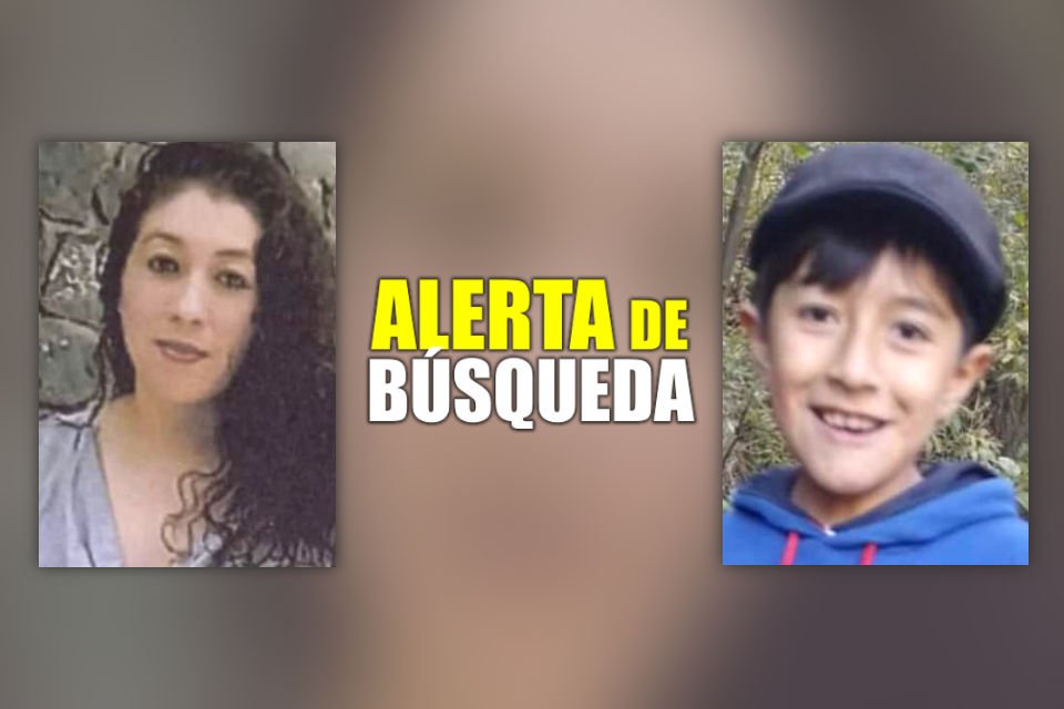 Desaparecen madre e hijo en Hidalgo; piden ayuda para encontrarlos