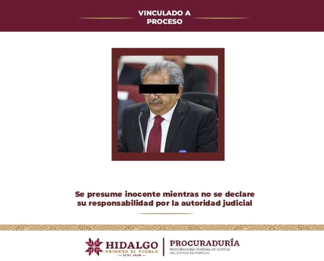 Atilano R., exsecretario de Educación en Hidalgo, es vinculado a proceso