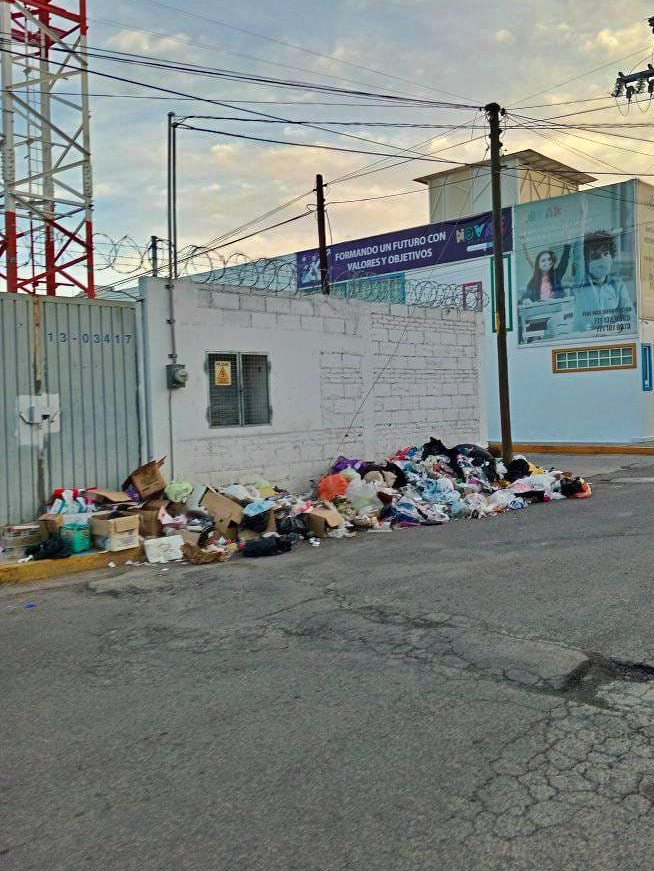 Severa crisis de basura en Pachuca; el servicio de recolección brilla por su ausencia