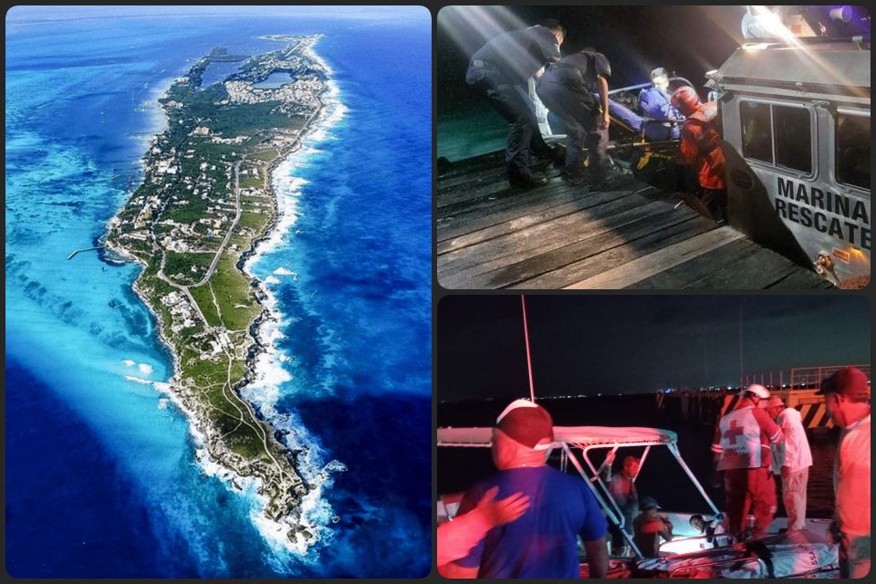 Se hunde 'La Diosa del Mar', embarcación turística entre Isla Mujeres y Cancún; reportan 4 fallecidos