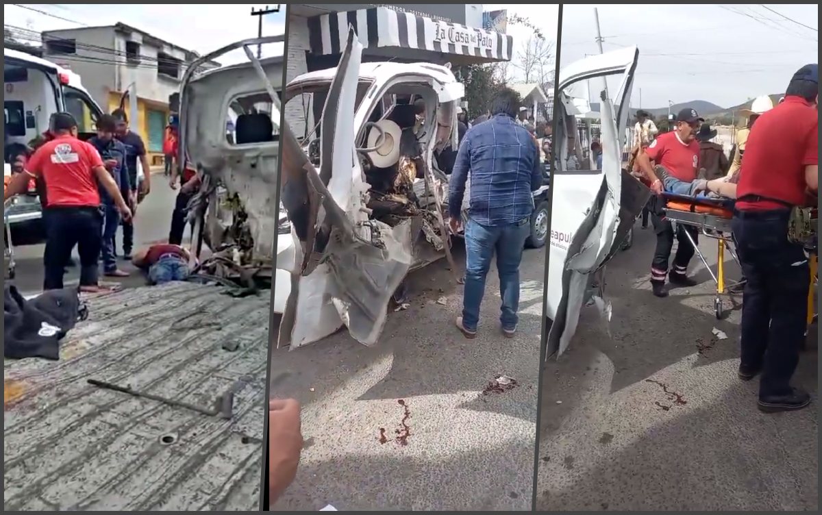 #Video: Explota camioneta oficial cargada de pirotecnia durante cabalgata de feria en Tepeapulco