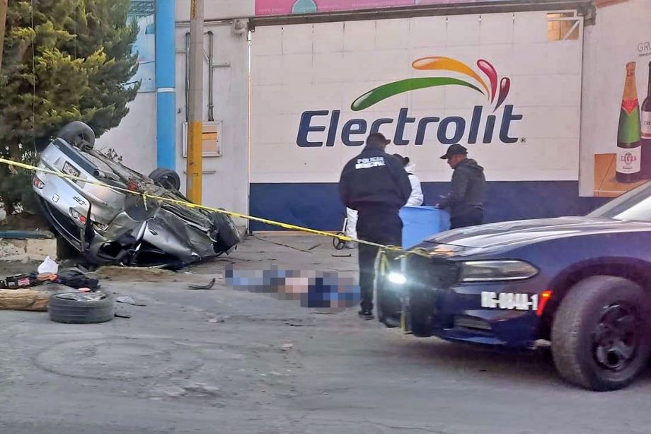 Tragedia en la Pachuca-Sahagún: fallece una persona en volcadura a la altura de El Chacón