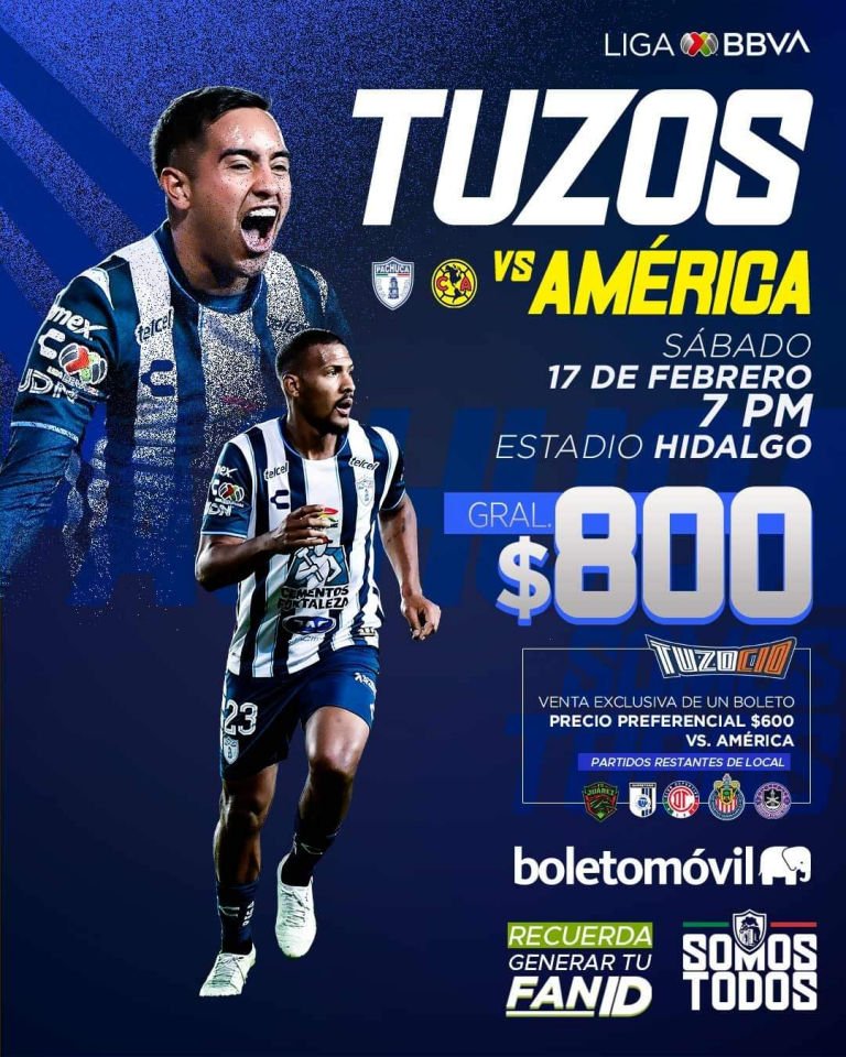 Ya salio el precio de entradas para el Pachuca vs. América y no te va a gustar