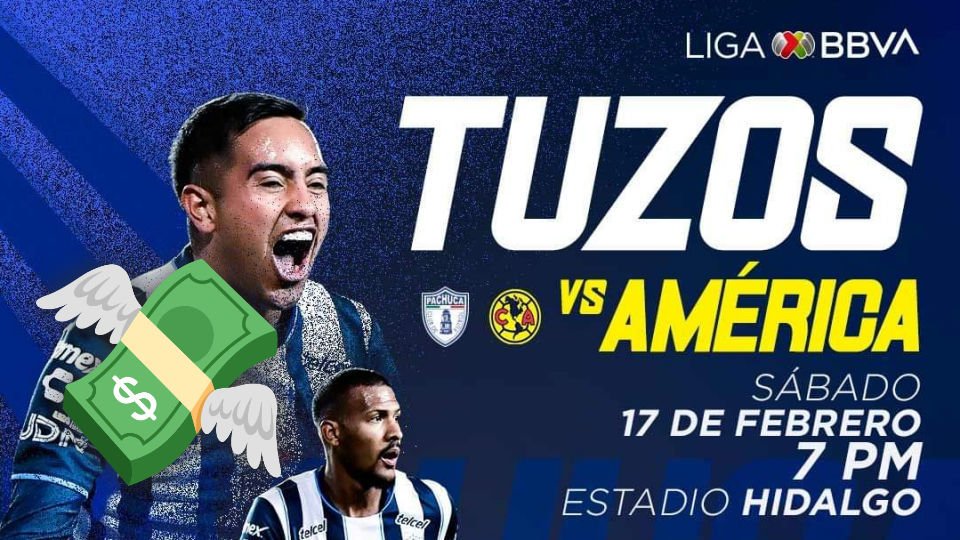 Ya salio el precio de entradas para el Pachuca vs. América y no te va a gustar