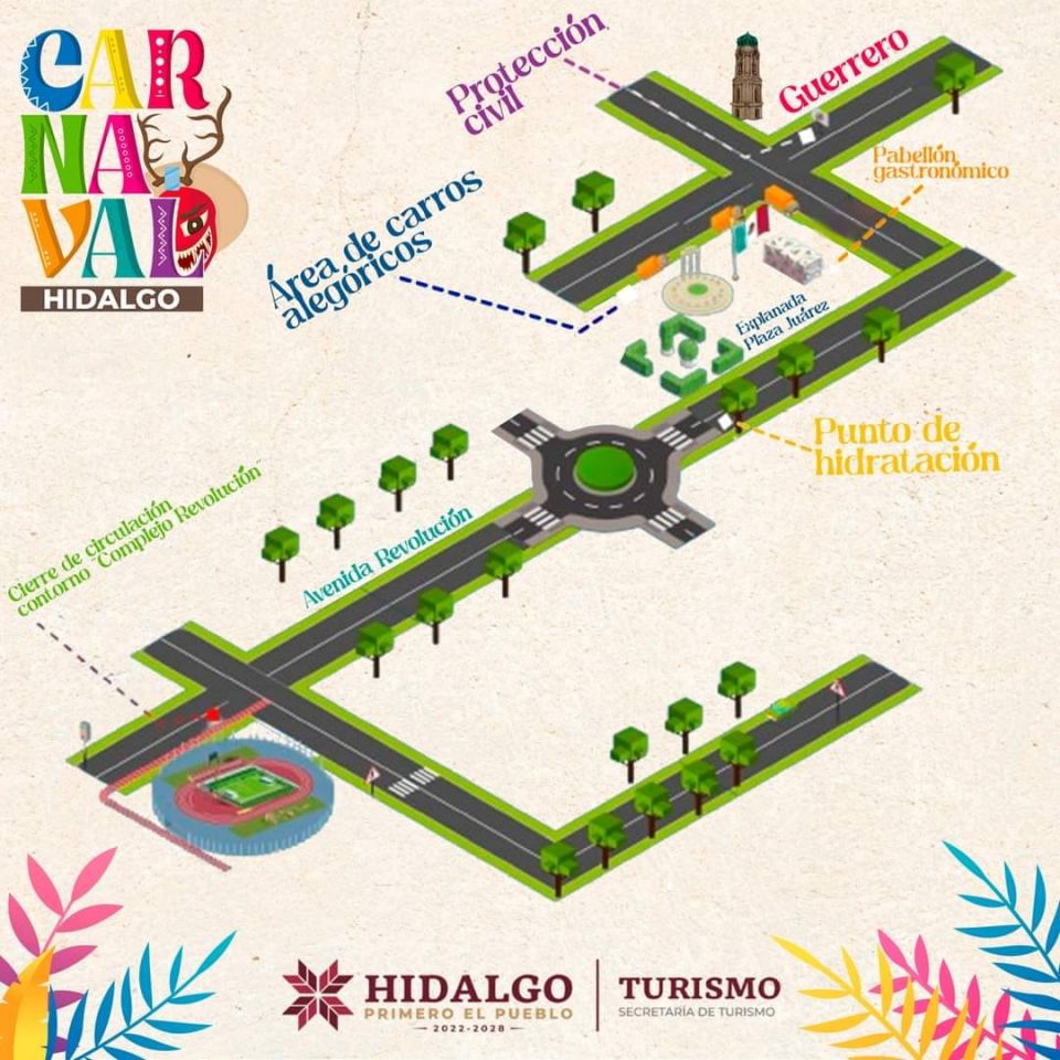 Desfile Carnaval de Carnavales en Pachuca: cierres, recorrido y mapa de ubicación