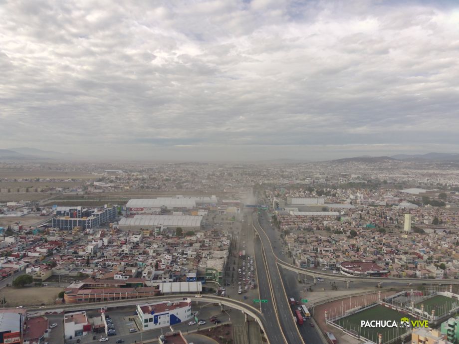 ¡#Insalubre! Preocupante contaminación en Pachuca por temporada de partículas y obras | Fotos y video