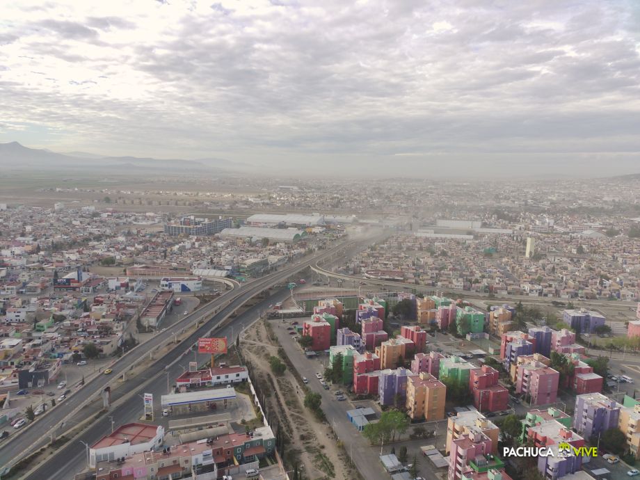 ¡#Insalubre! Preocupante contaminación en Pachuca por temporada de partículas y obras | Fotos y video